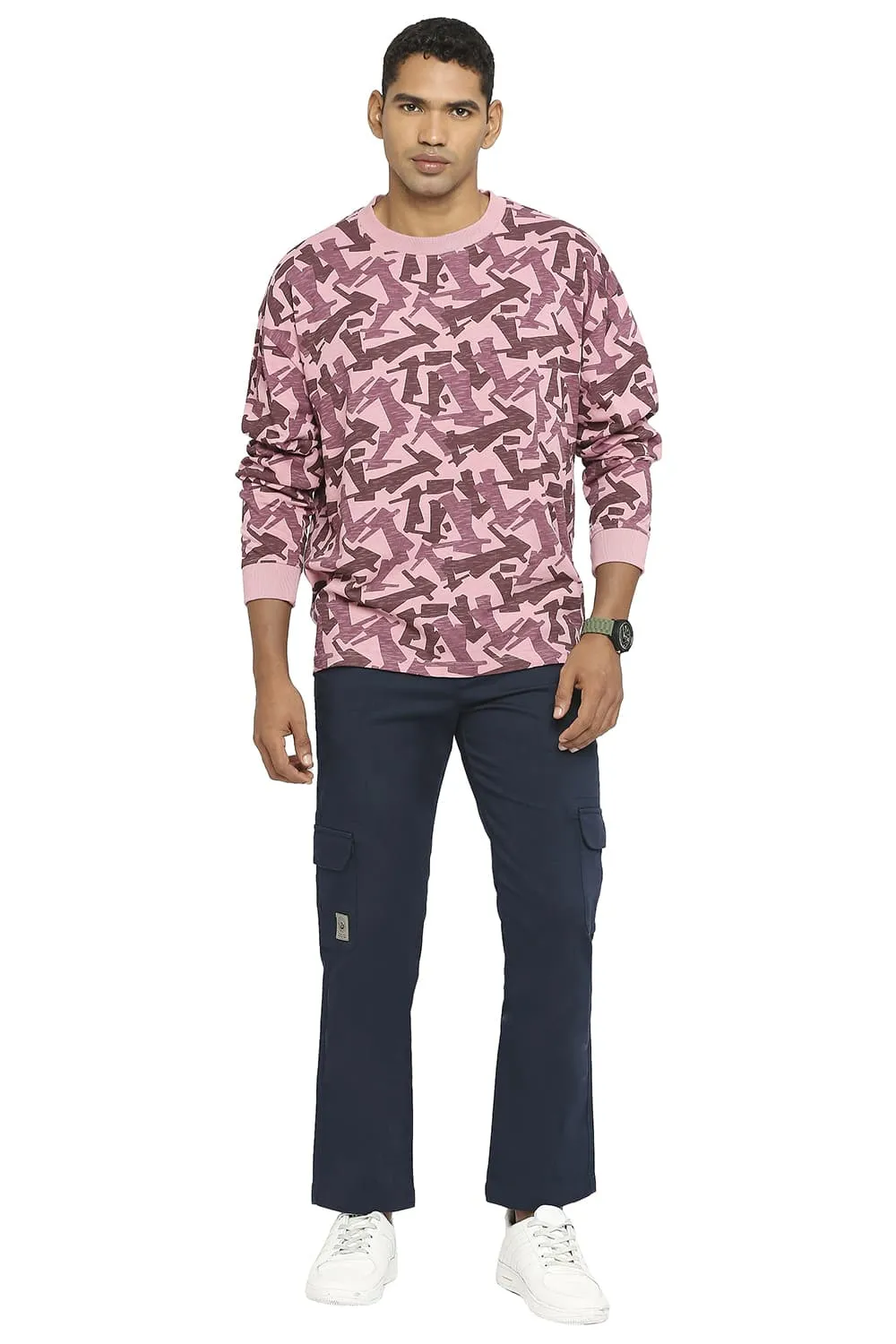 Relaxed Fit Printed Crew T-shirt