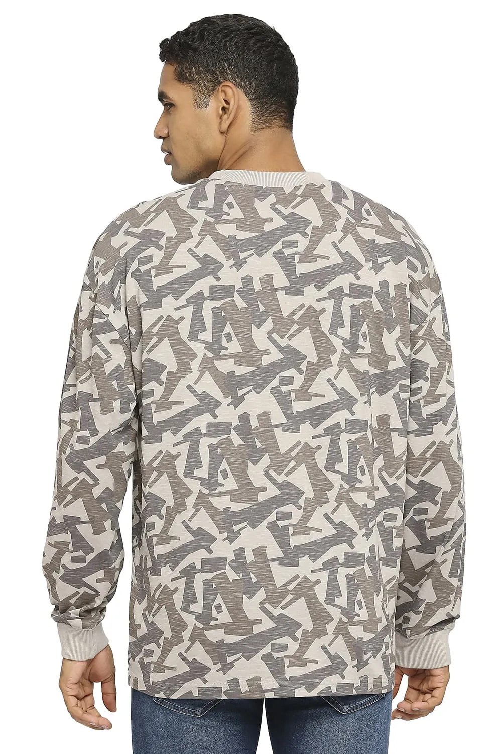Relaxed Fit Printed Crew T-shirt