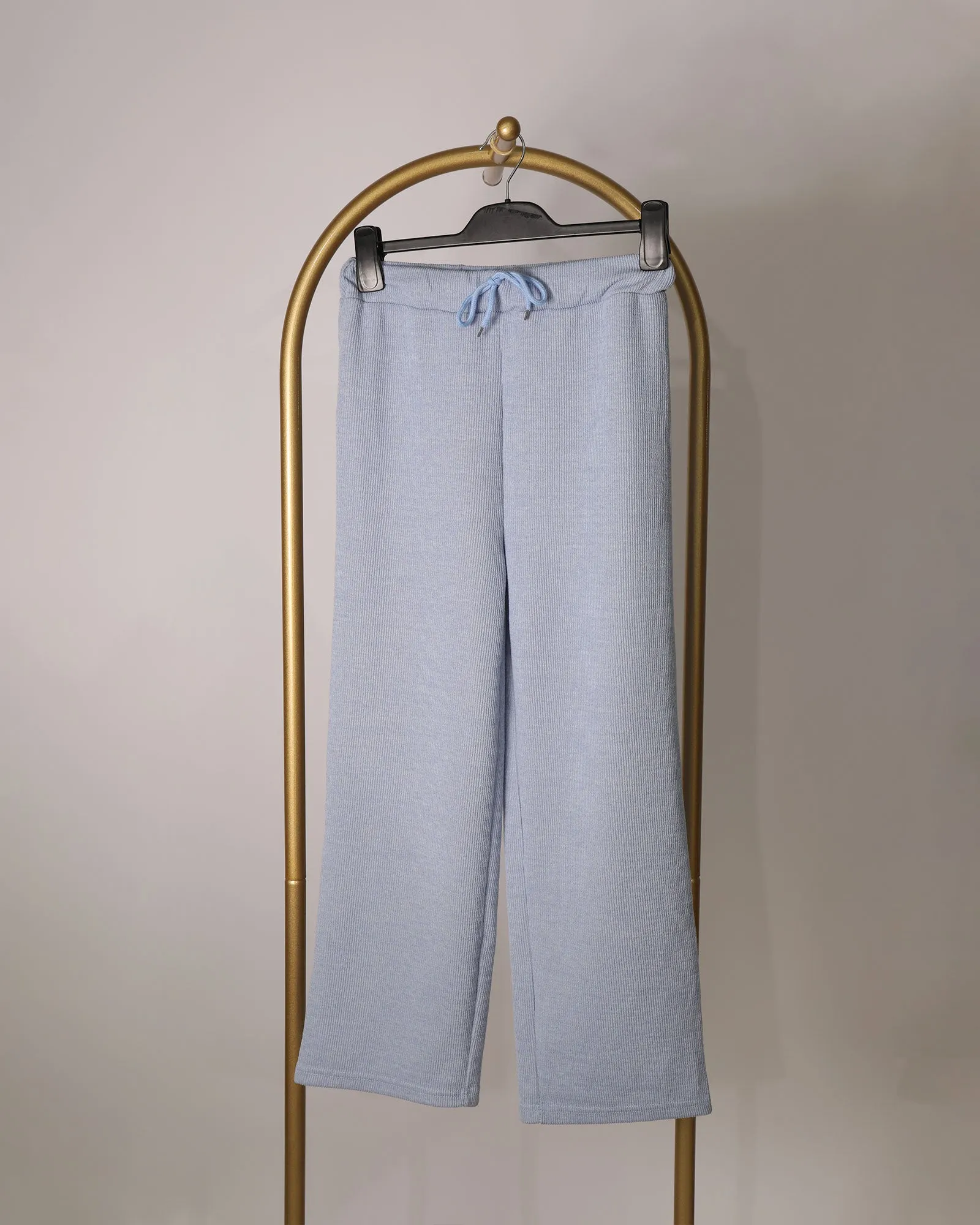 Ribbed Lounge Set - Blue