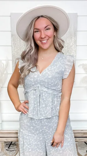 Right For Me Floral Cropped Top - 2 colors!