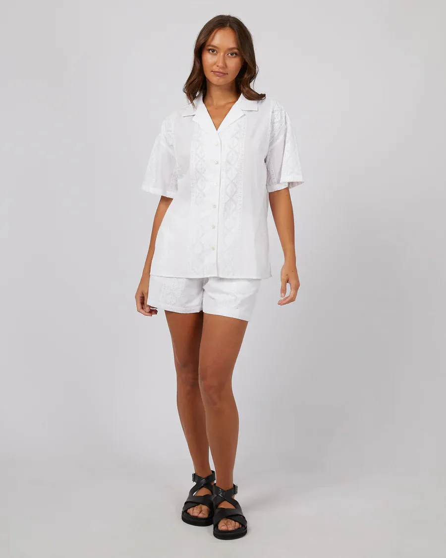 SILENT THEORY - NOVA SHIRT - WHITE