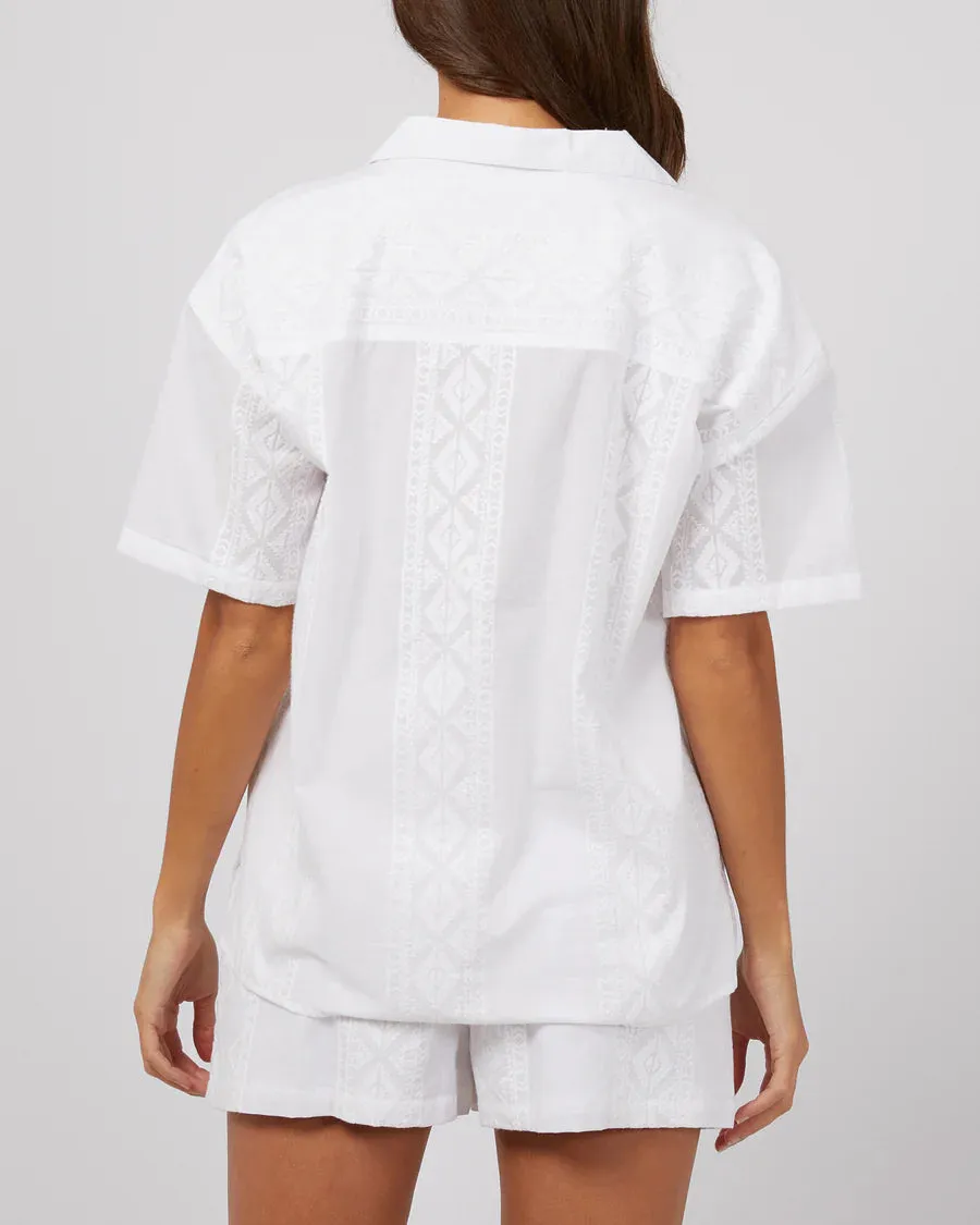 SILENT THEORY - NOVA SHIRT - WHITE