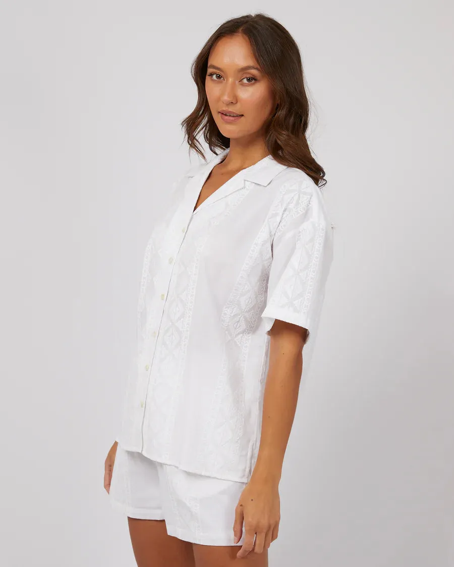 SILENT THEORY - NOVA SHIRT - WHITE