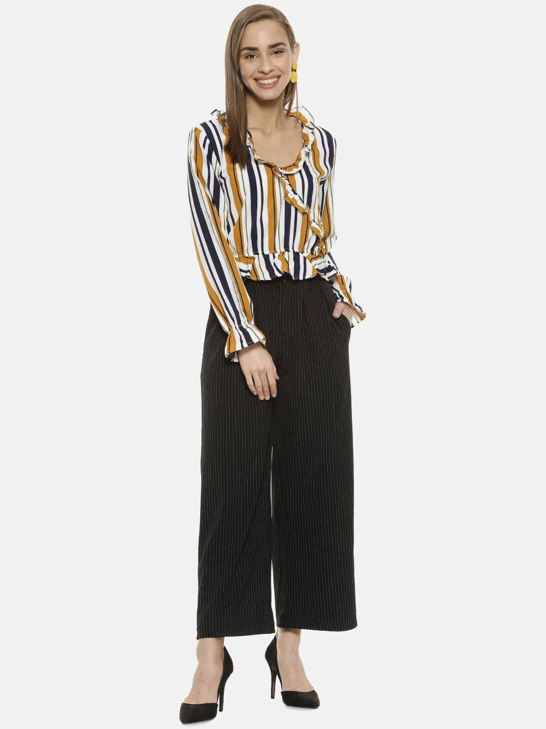 Striped Casual Tops