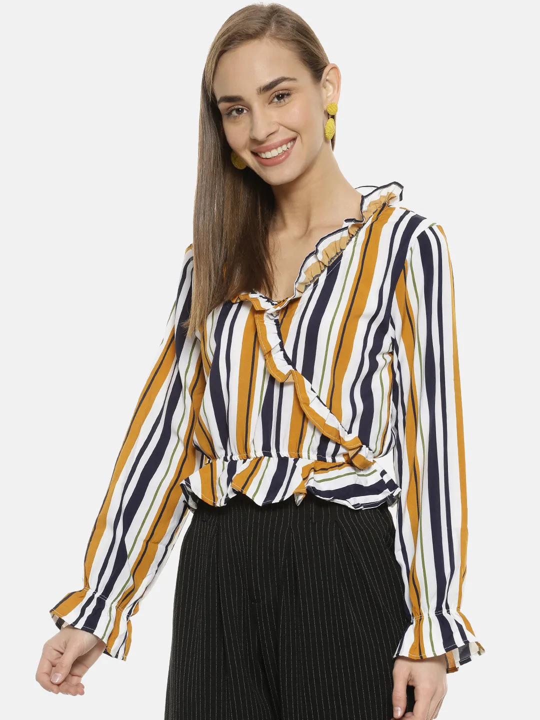 Striped Casual Tops