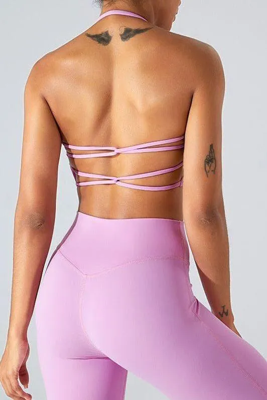 stylish shockproof sports bra