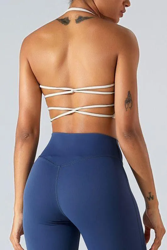 stylish shockproof sports bra