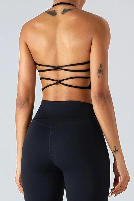 stylish shockproof sports bra