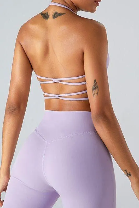 stylish shockproof sports bra