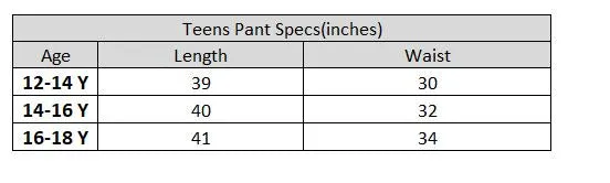 Teen Boys Denim Stretch Stretch Pant