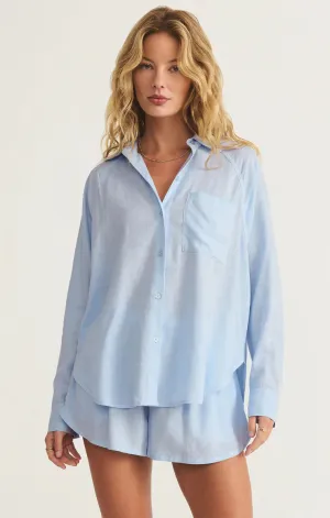The Perfect Linen Top-Salt Water