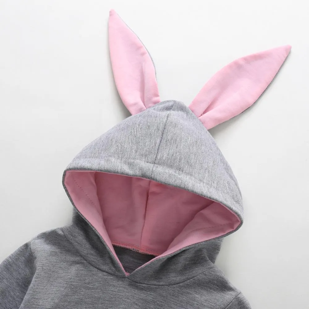 Unisex Rabbit Long Sleeve Casual Tops Wholesale