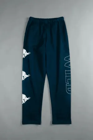Wide Relaxed Fit Wild Verve Jogger (DARK TEAL)