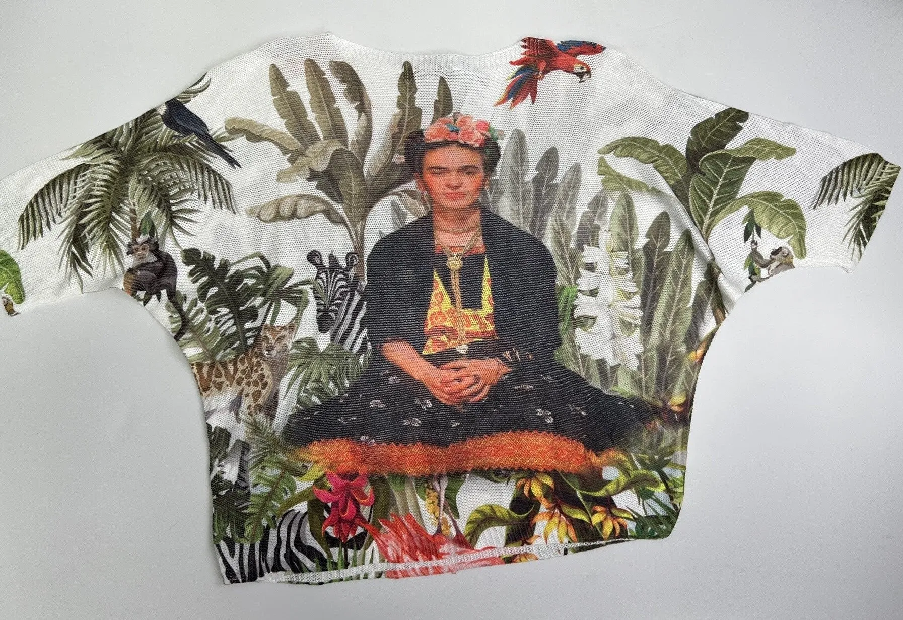 Women's Stylish knit Top W1003 Frida Kahlo