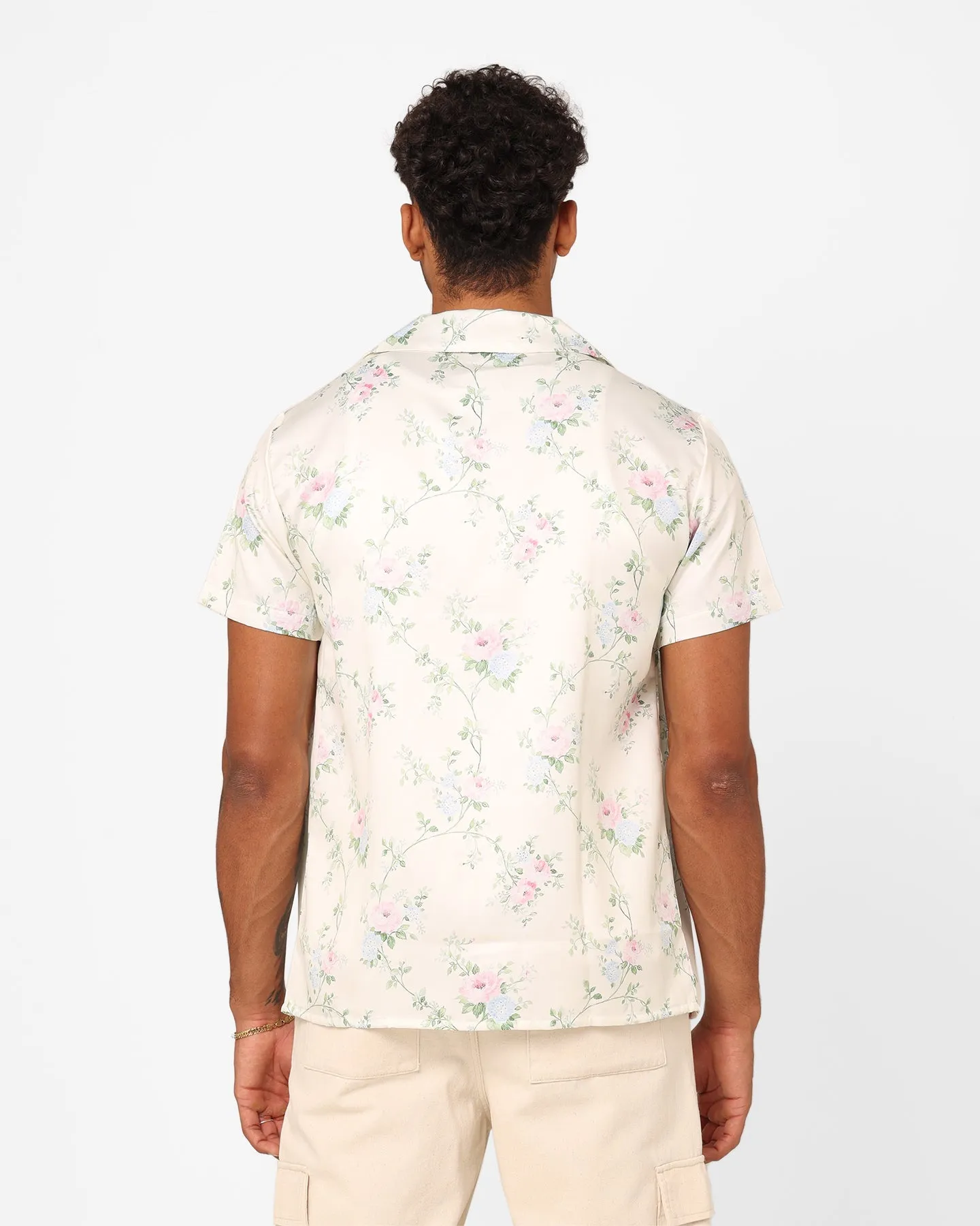 XXIII Anthony Button Up Shirt Cream/Blue/Pink